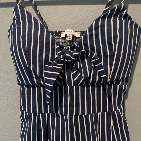 Striped Mini Dress - Picture 2 of 2